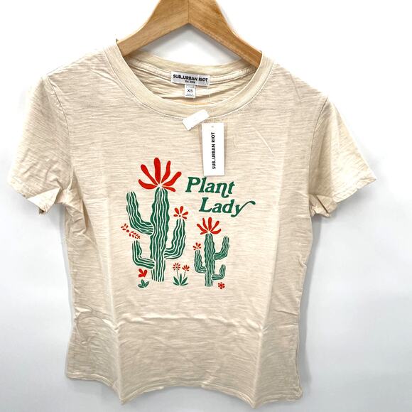 Sub Urban Riot Evereve NWT Plant Lady Graphic Tee // XS - Picture 3 of 8